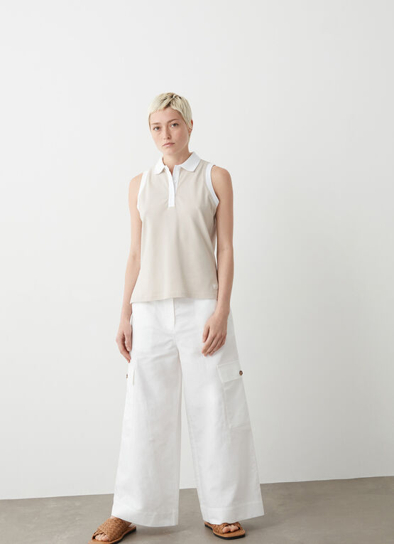 Colmar WOMEN'S SLEEVELESS POLO SHIRT 8747 4SH