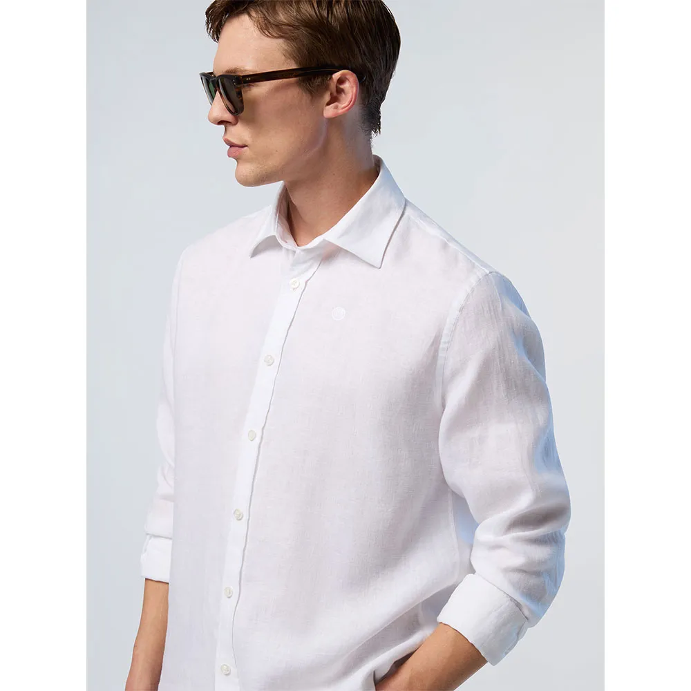 North Sails SHIRT LONG SLEEVE REGULAR SPREAD COLLAR, men's long shirt