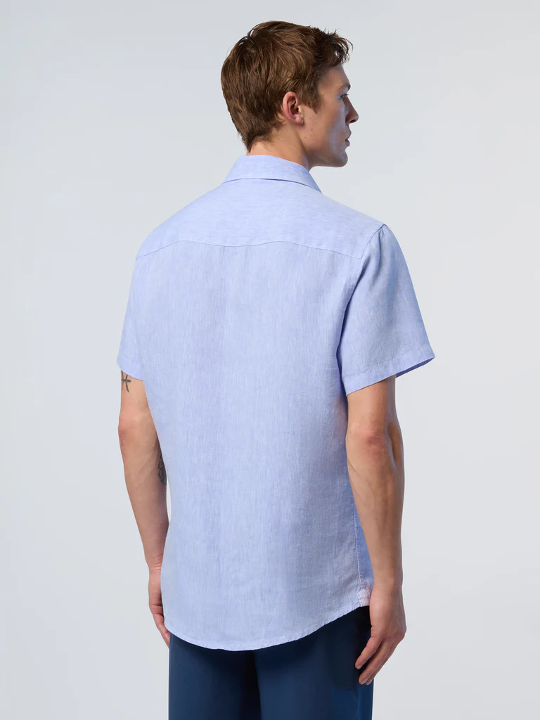 North Sails SHIRT SHORT SLEEVE SPREAD COLLAR, men's shirt