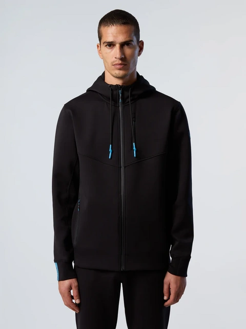 Picture of North Sails HOODED FULL ZIP SWEATSHIRT W/LOGO, men's sweatshirt
