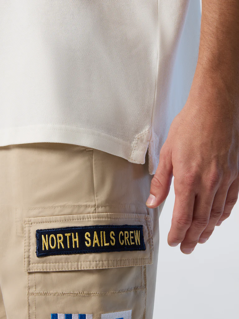 North Sails POLO SHORT SLEEVE W/LOGO, men's shirt