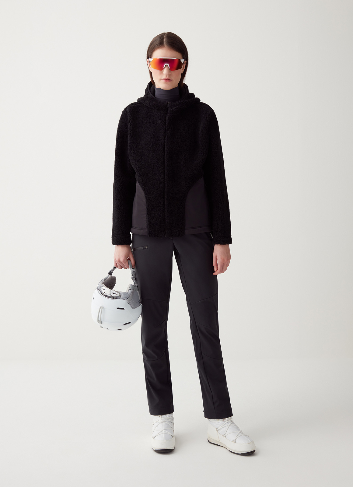 Colmar WOMEN'S SKI FLEECE JACKET WITH HOOD 9351 5XY