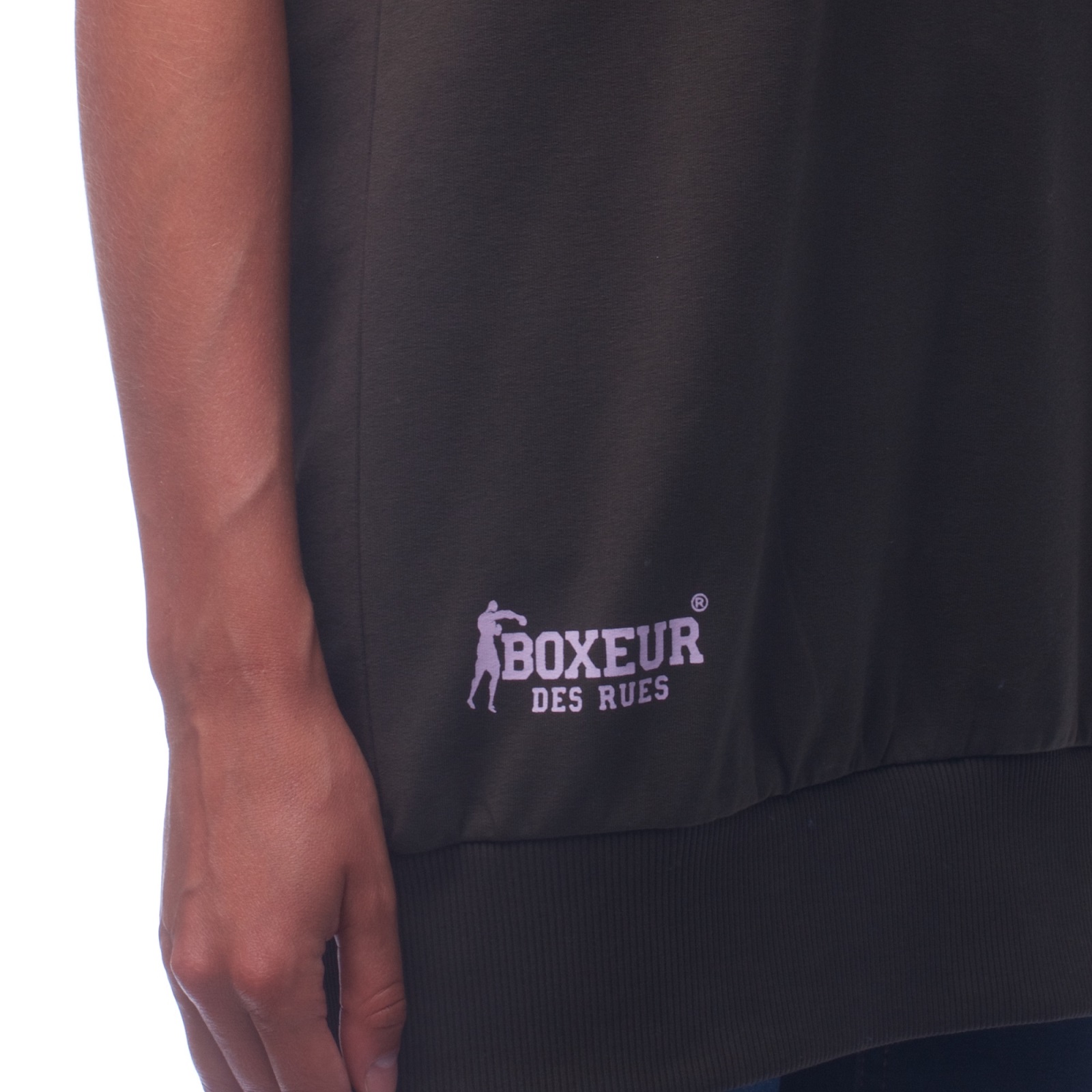 Boxeur WOMEN'S SWEATER WITH HOOD WITHOUT SLEEVES BXE-4988J