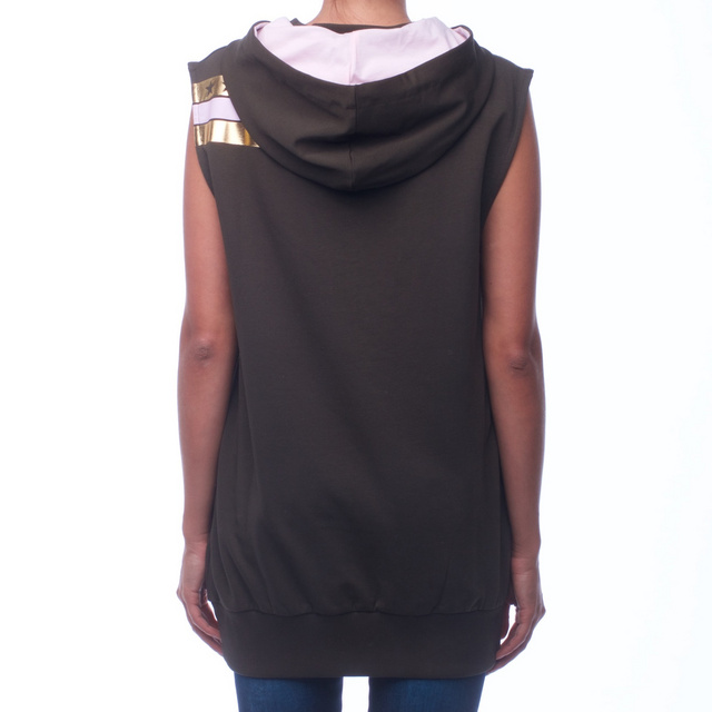 Picture of Boxeur WOMEN'S SWEATER WITH HOOD WITHOUT SLEEVES BXE-4988J