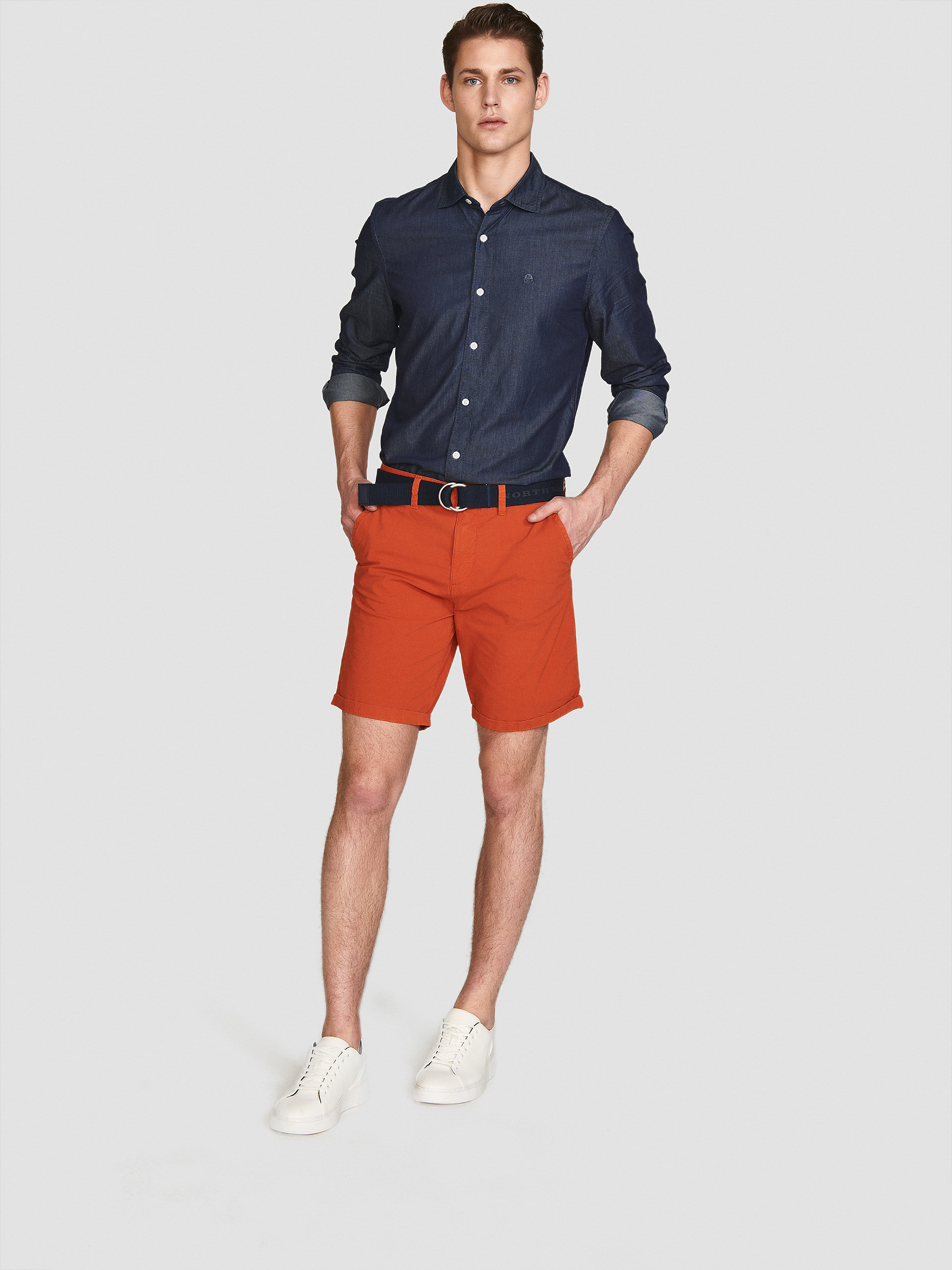 North Sails SLIM FIT CHINO SHORTS 672790