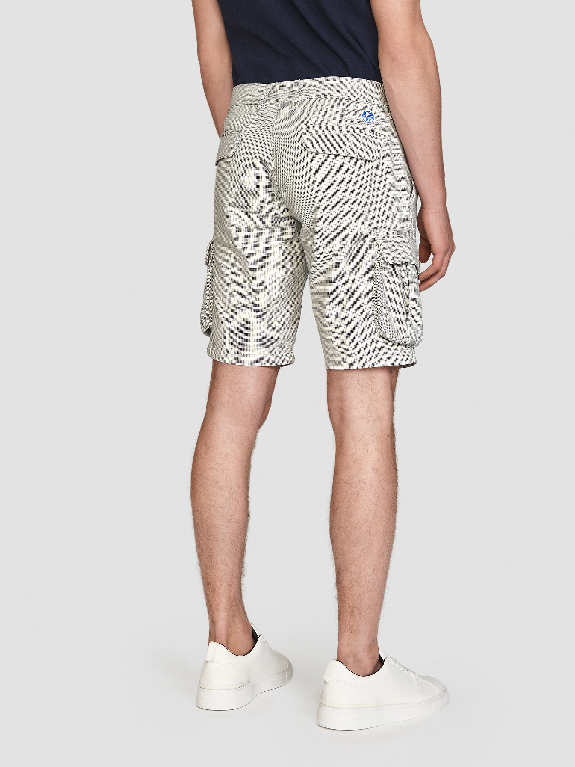 North Sails PRINTED COTTON CARGO SHORTS 672833