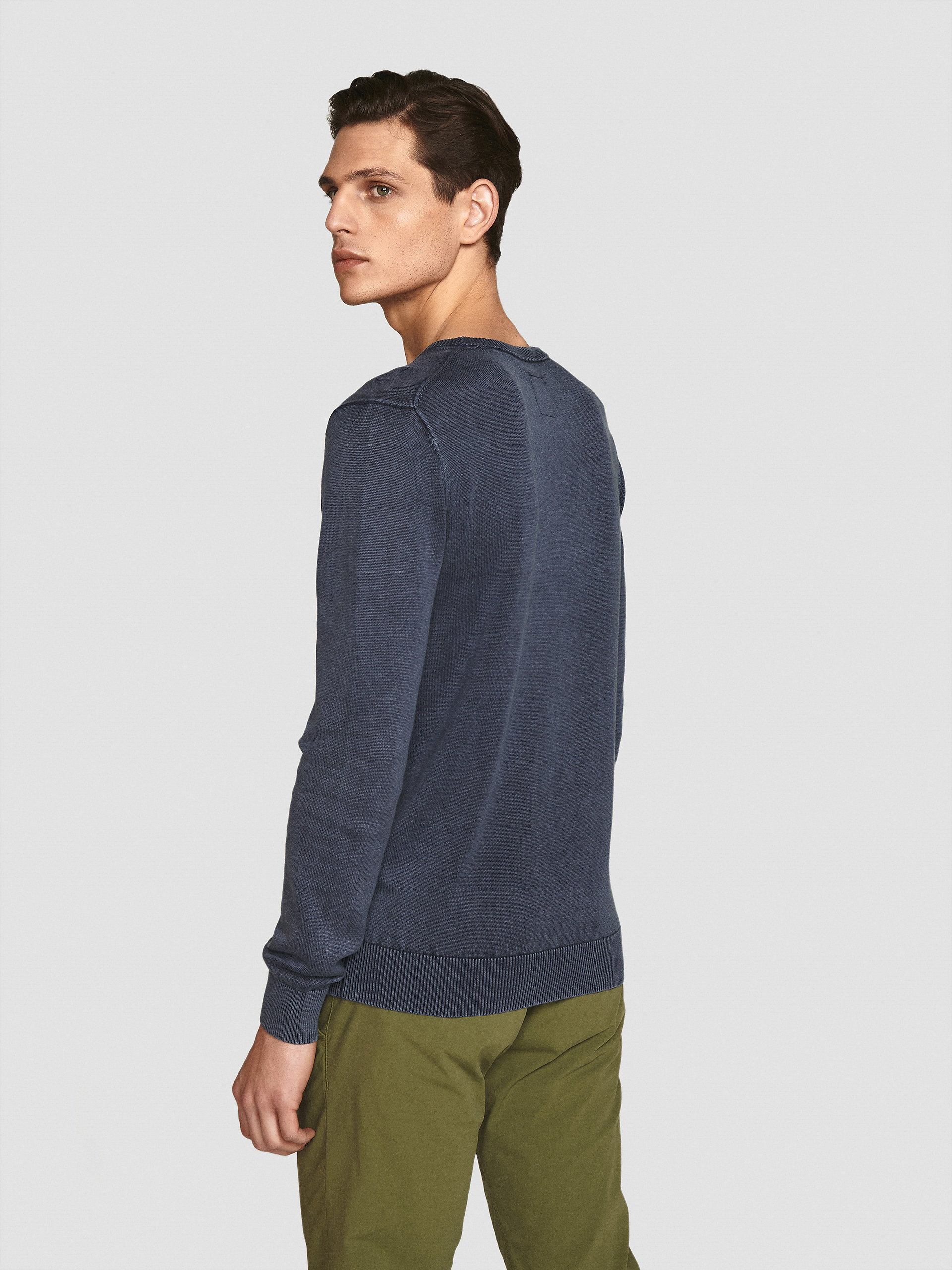 North Sails PRINT COTTON AND VISCOSE BLEND SWEATER 698508