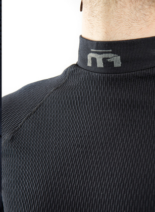 Mico MEN'S LONG SLEEVES MOCK NECK SHIRT M1 SKINTECH IN07021, sportsko donje rublje