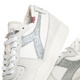 Diadora WE BASKET ROW CUT CANVAS SILVER W WHITE / AZALEA