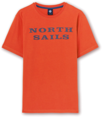 North Sails MUŠK. ORGANIC COTTON MAJICA WITH MAXI LOGO 692793