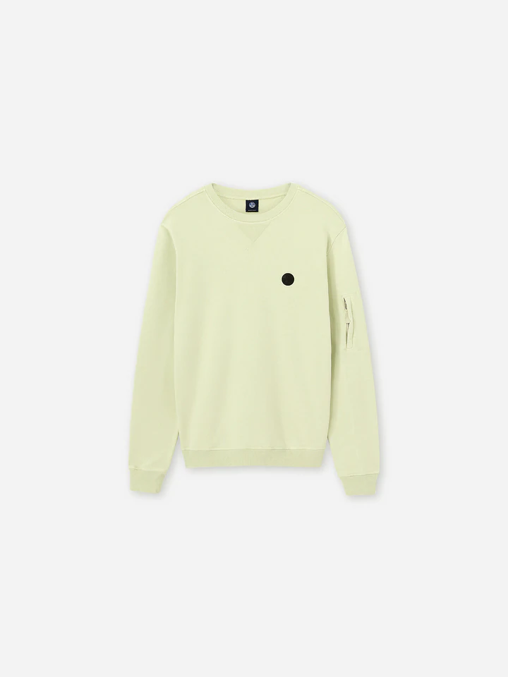 North Sails ORGANIC COTTON FLEECE, flis džemper MAJICA WITH RUKAV POCKET 421505