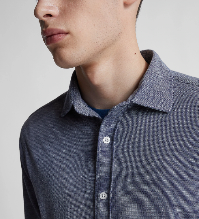 North Sails REGULAR FIT PIQUÉ SHIRT 664056