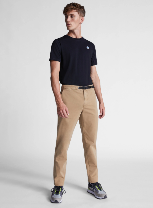 North Sails REGULAR FIT ORGANIC COTTON CHINO HLAČE 672915