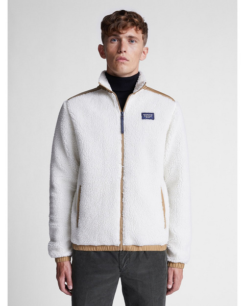 North Sails HIGH-NECK CURLY FLEECE, flis džemper JAKNA WITH NYLON DETAILS 691633