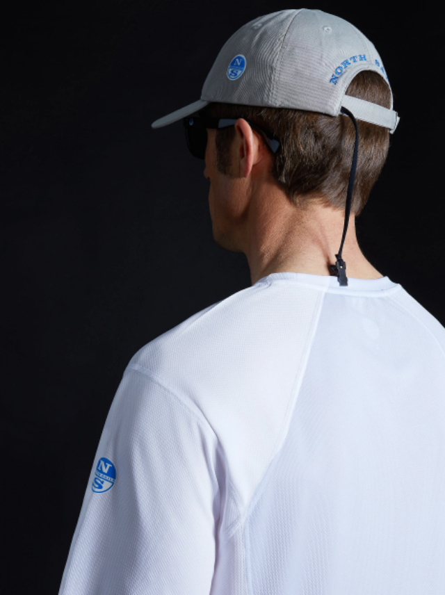 North Sails TECH T KRAT. RUKAV SHIRT WITH UV 30+ 27M202