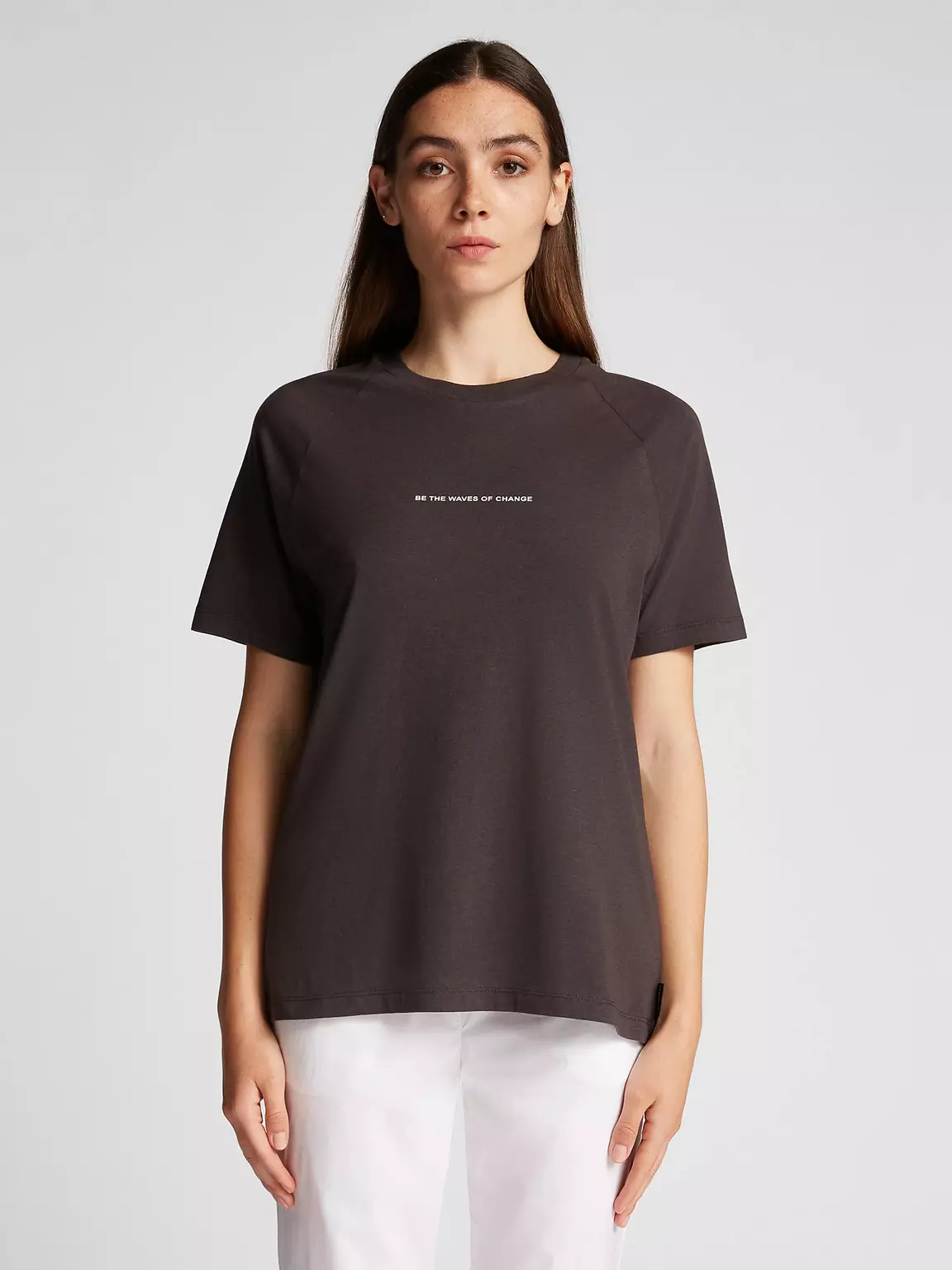 North Sails ŽENSK. ORGANIC COTTON AND BAMBOO BLENDED MAJICA WITH LETTERING 094138