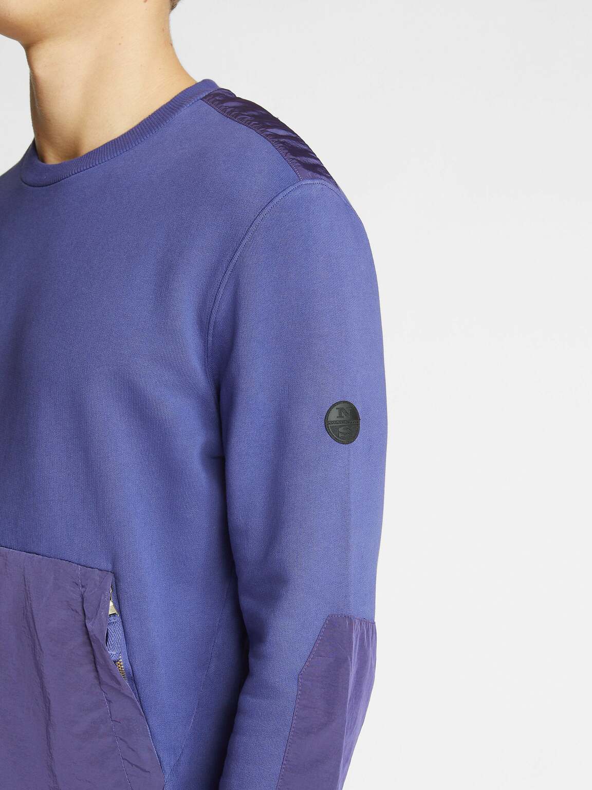 North Sails MUŠK. ORGANIC COTTON FLEECE, flis džemper MAJICA WITH POCKET 421506