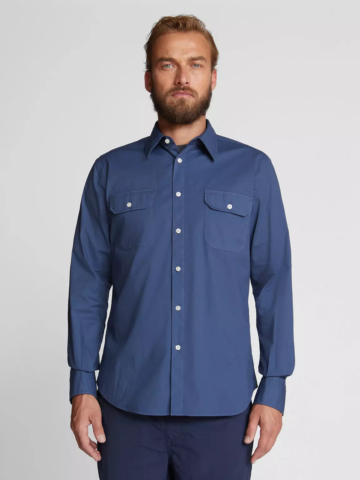 North Sails REGULAR FIT MUŠK. COTTON POPLIN SHIRT 664093