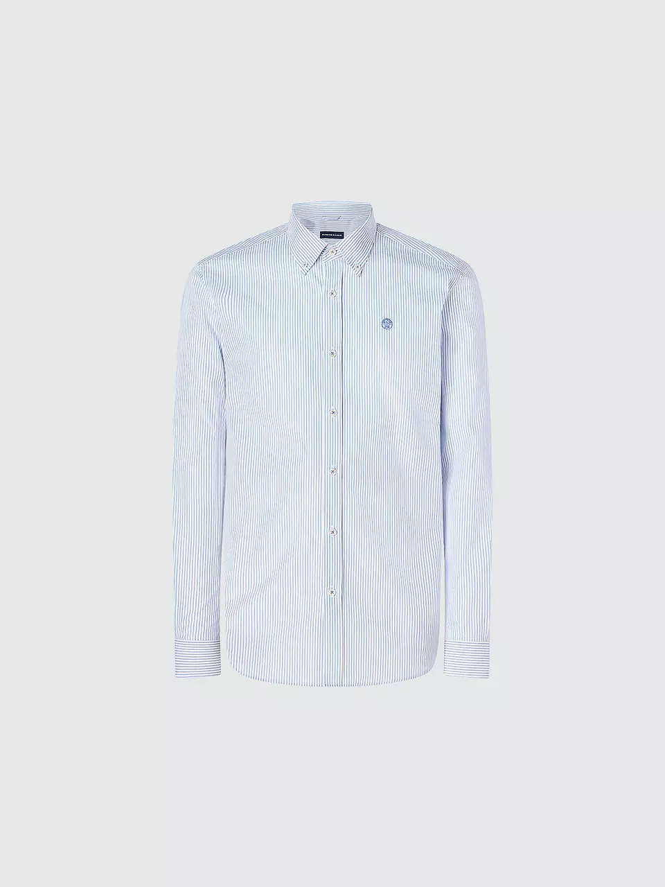 North Sails MUŠK. MAJICA STRIPED COTTON SHIRT BUTTON PUH. 664252