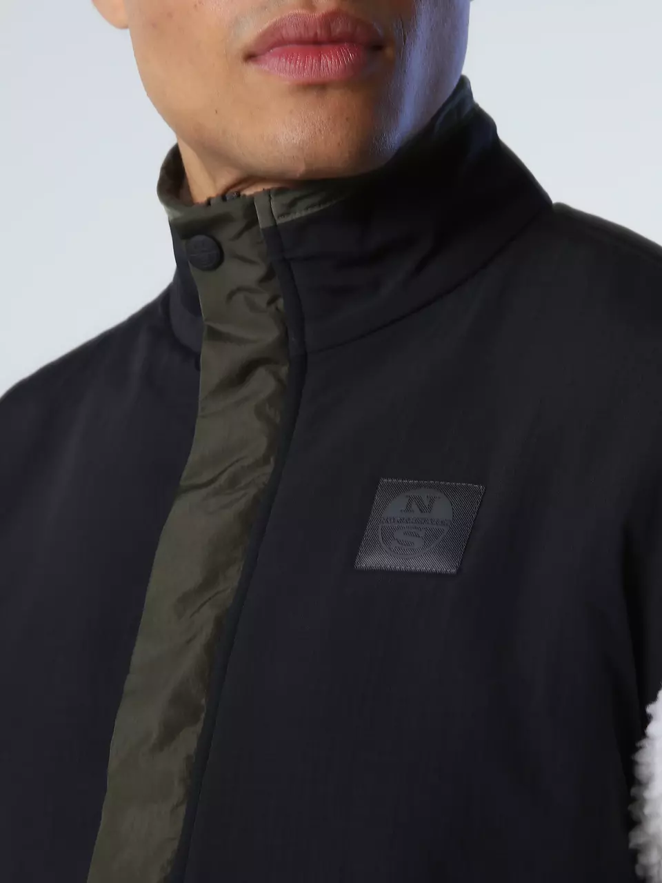 North Sails MUŠK. HALF ZIP MAJICA W/LOGO 691045