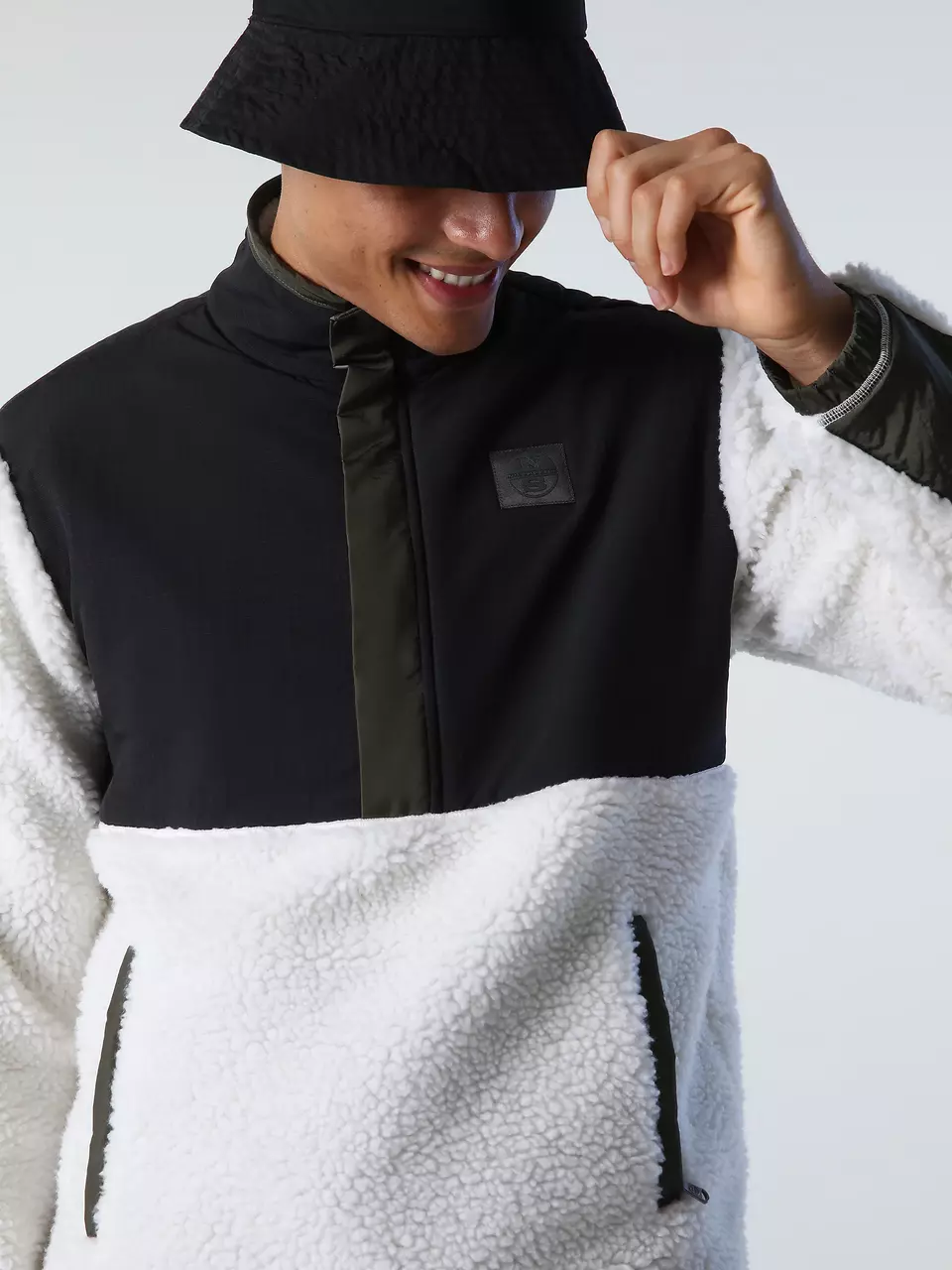 North Sails MUŠK. HALF ZIP MAJICA W/LOGO 691045