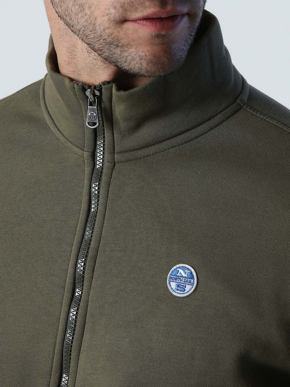 North Sails MUŠK. FULL ZIP MAJICA W/LOGO 691029