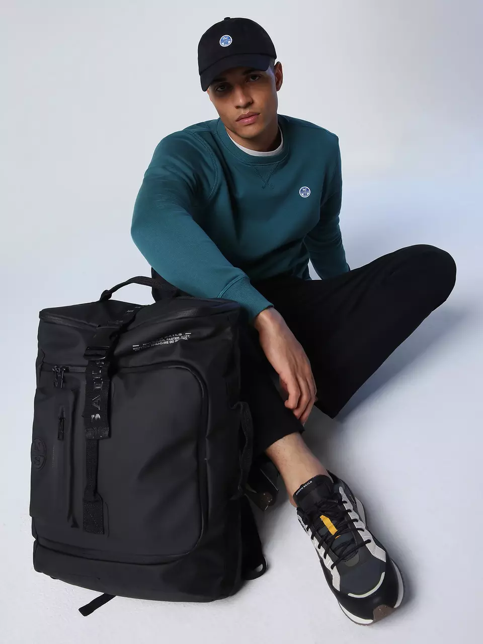 North Sails MUŠK. CREWNECK MAJICA W/LOGO 691028