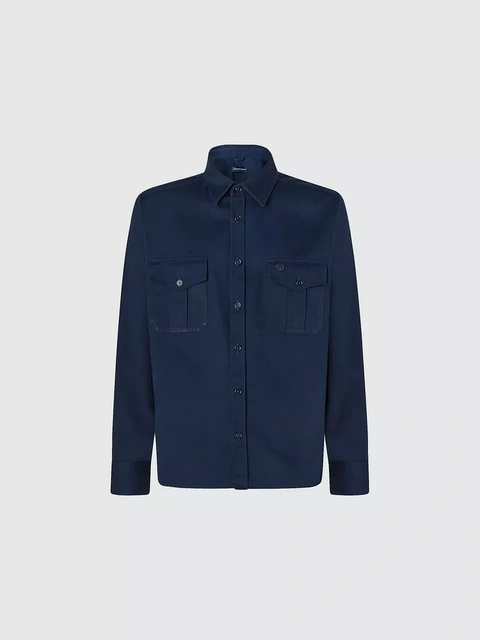 North Sails MUŠK. MAJICA HEAVY TWILL SHIRT L/S 664240