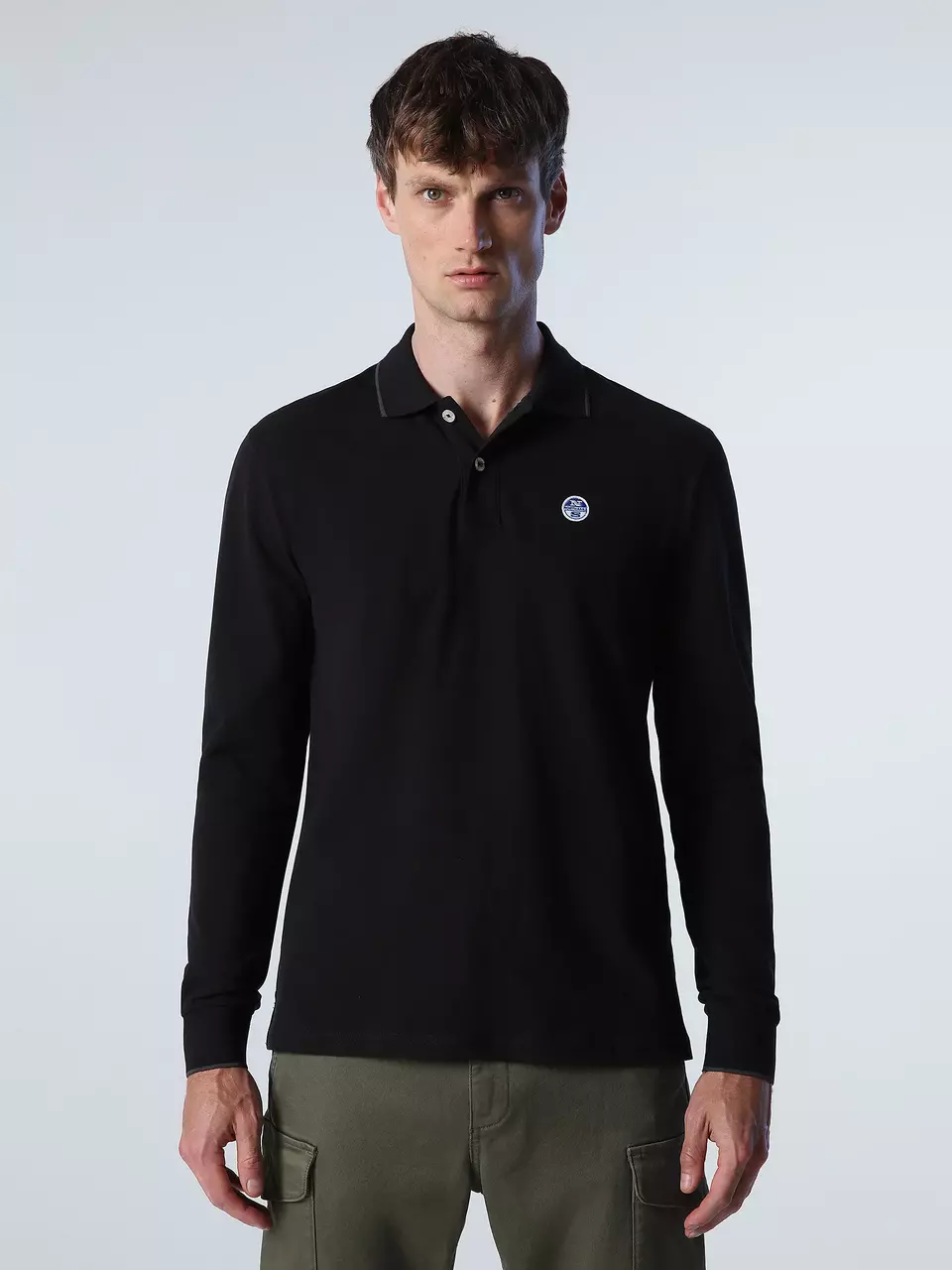 North Sails MUŠK. MAJICA LS POLO W/GRAPHIC 692387