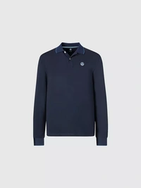 North Sails MUŠK. MAJICA LS POLO W/GRAPHIC 692387