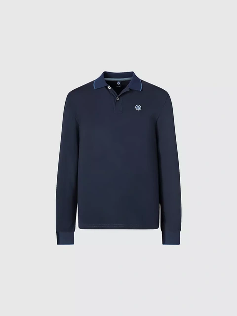 North Sails MUŠK. MAJICA LS POLO W/GRAPHIC 692387