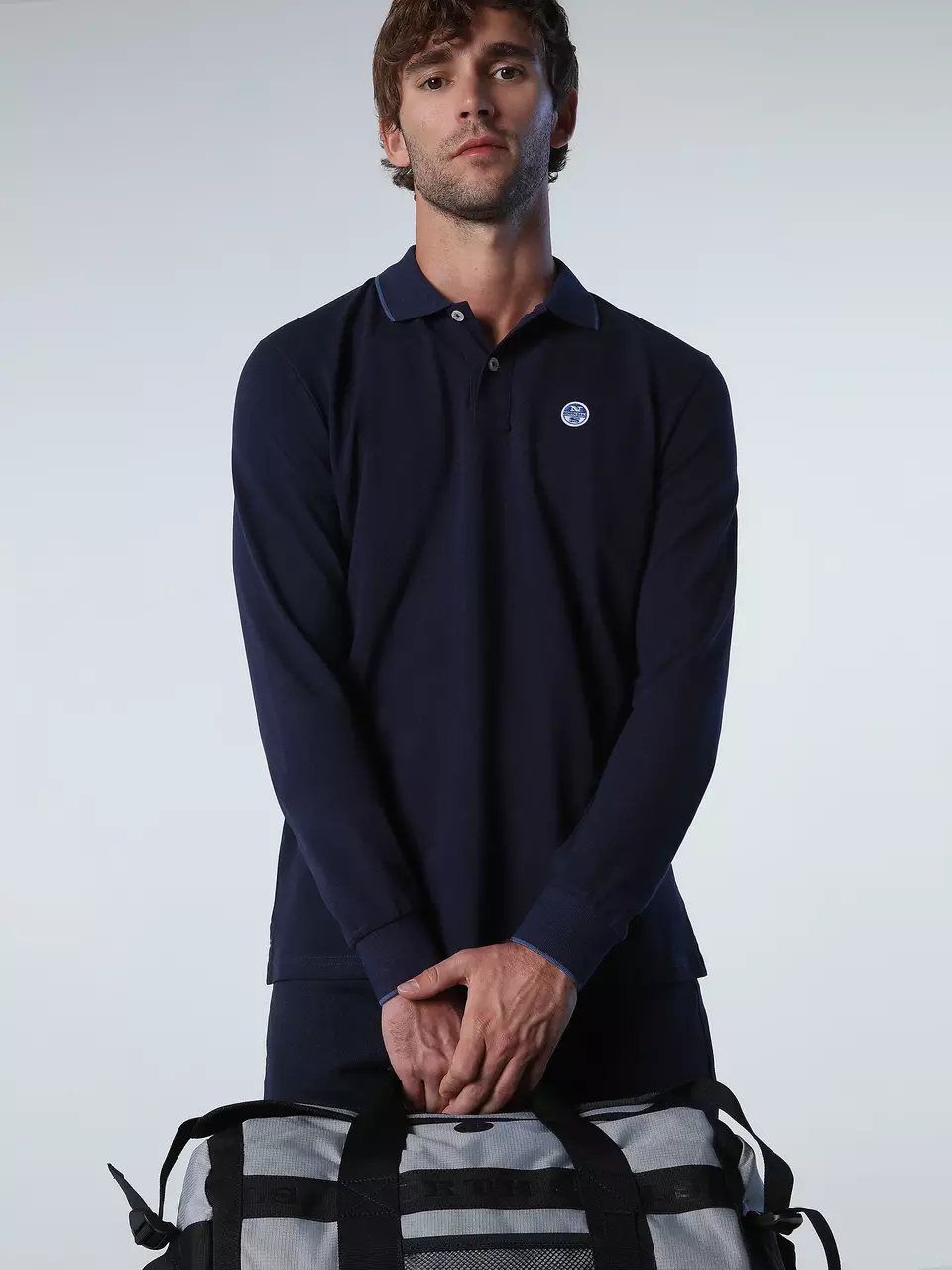 North Sails MUŠK. MAJICA LS POLO W/GRAPHIC 692387