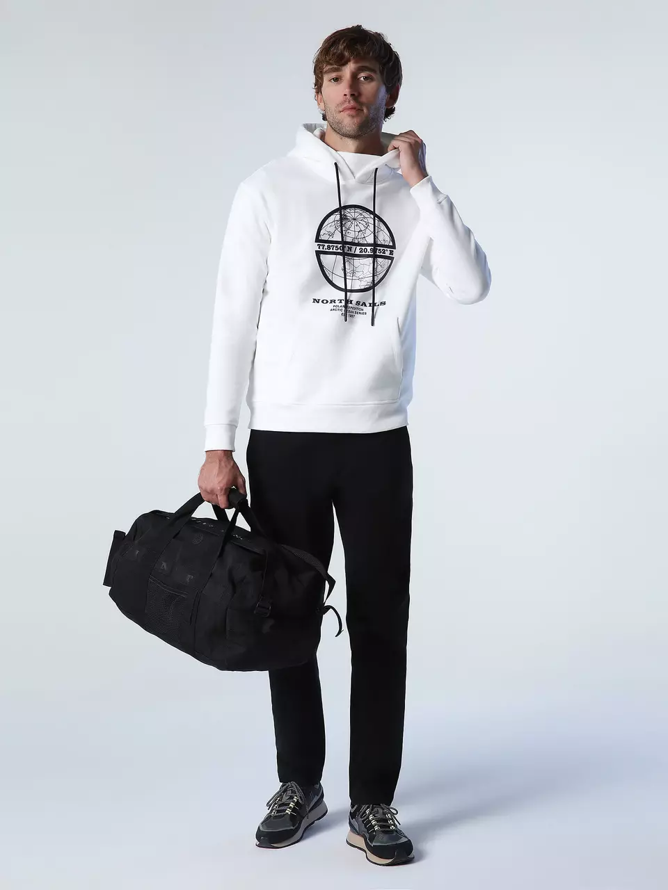 North Sails MUŠK. CREWNECK HOODIE MAJICA W/GRAPHIC 691048