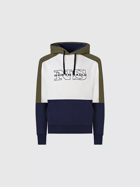 North Sails MUŠK. CREWNECK HOODIE MAJICA W/GRAPHIC 691034