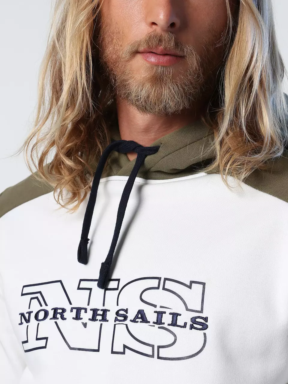 North Sails MUŠK. CREWNECK HOODIE MAJICA W/GRAPHIC 691034