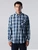 North Sails MUŠK. MAJICA INDIGO CHECK SHIRT B.D 664217