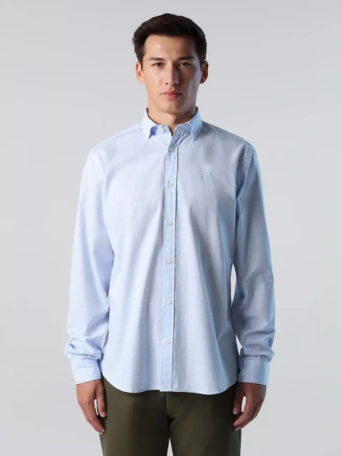 Picture of North Sails MUŠK. MAJICA MINIGHIGAM POPLIN SHIRT B.D 664212