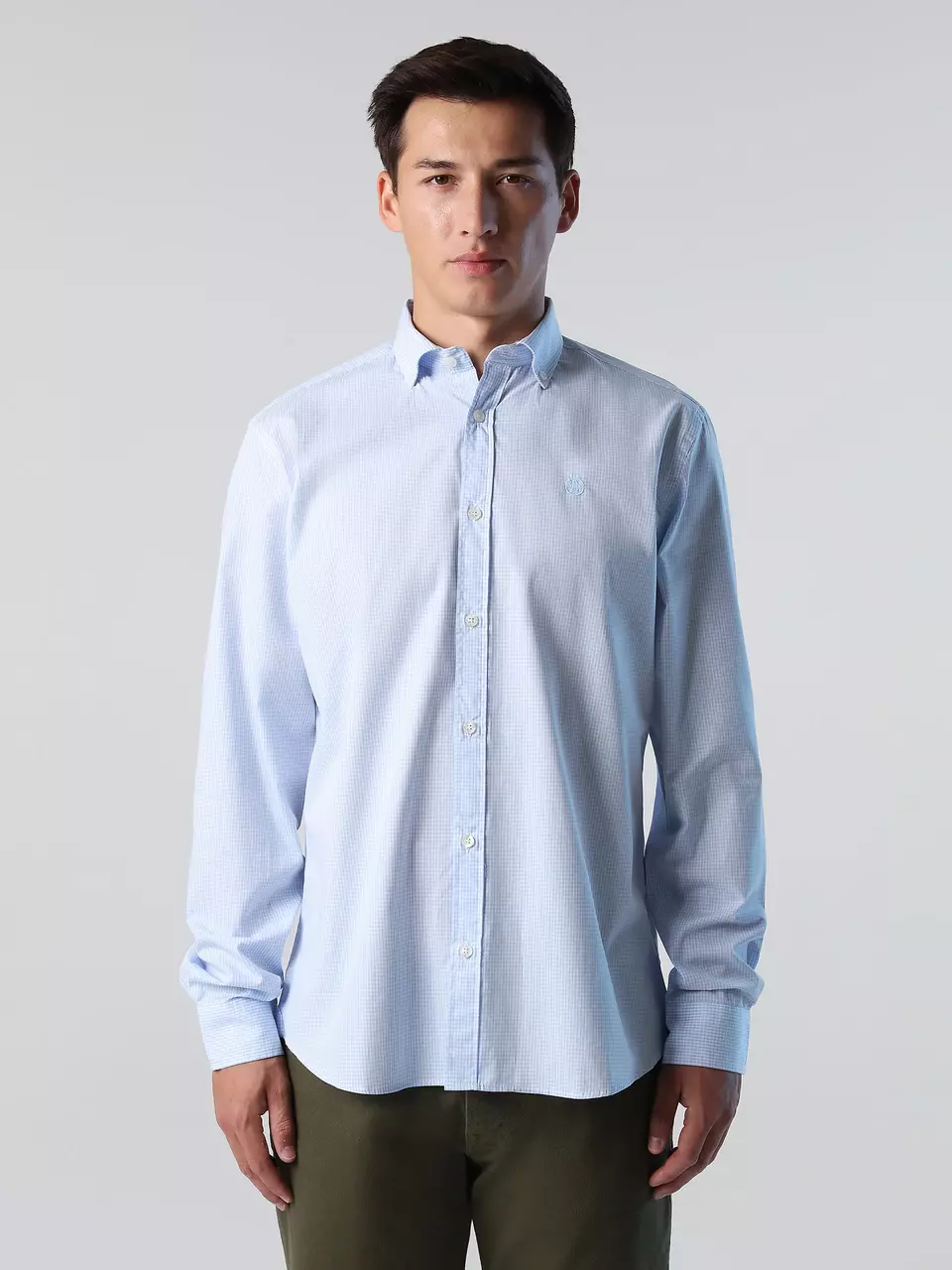 North Sails MUŠK. MAJICA MINIGHIGAM POPLIN SHIRT B.D 664212