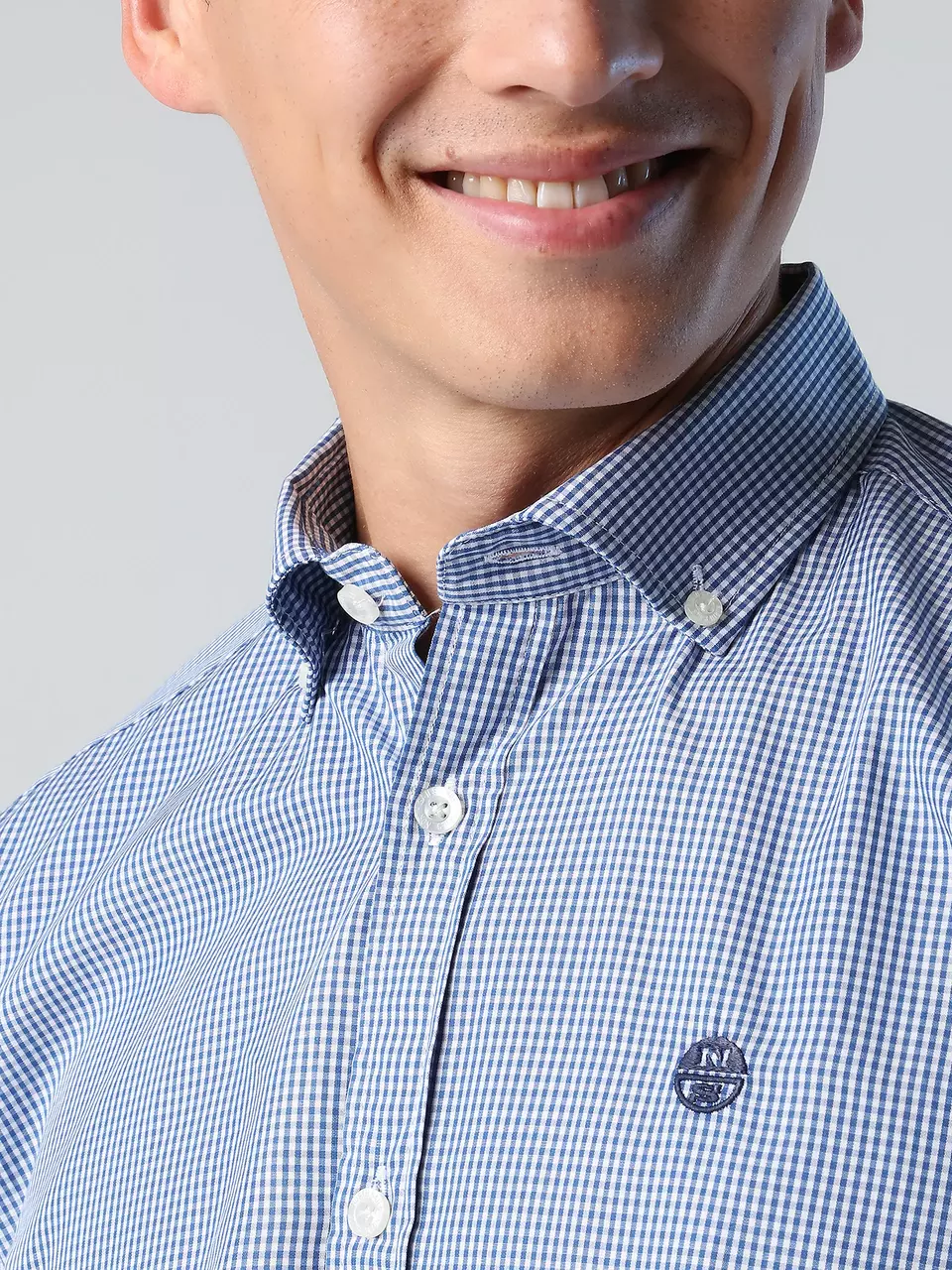 North Sails MUŠK. MAJICA MINIGHIGAM POPLIN SHIRT B.D 664212