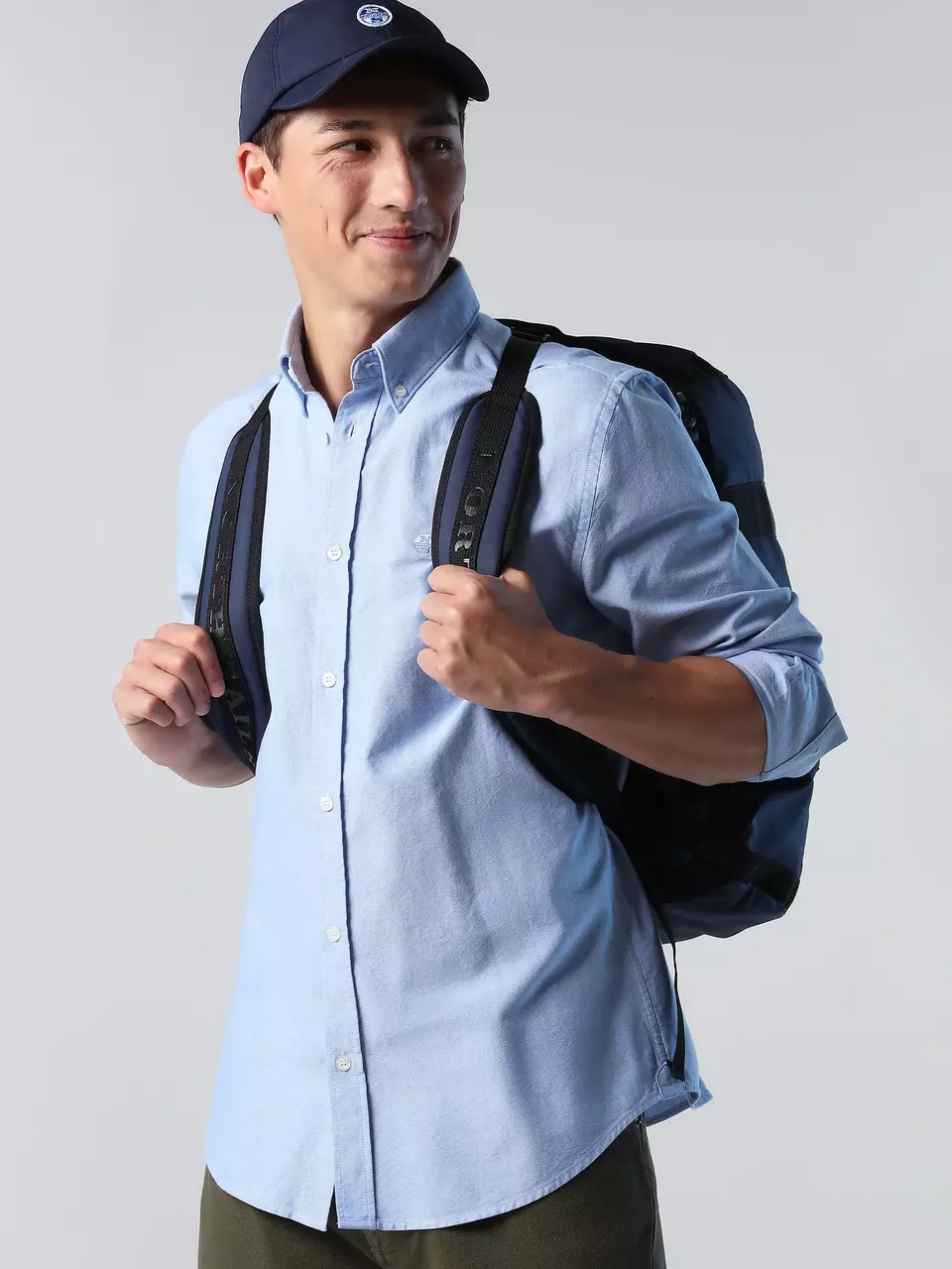 North Sails MUŠK. MAJICA OXFORD SHIRT L/S BUTTOM PUH. 664209