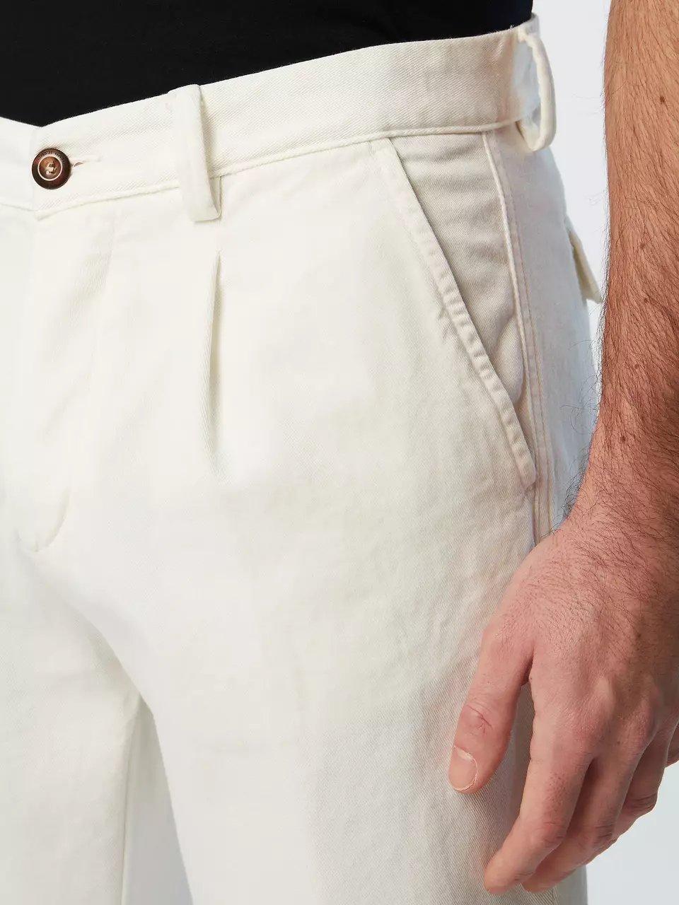 North Sails MUŠKE HLAČE NEWPORT - REGULAR FIT CHINO WITH PLEATS673006