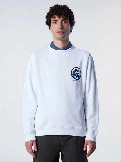 Picture of MOŠKI PULOVER CREWNECK SWEATSHIRT WITH GRAPHIC691078