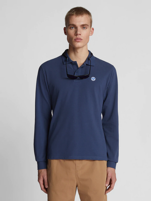 Picture of North Sails L/S POLO W/LOGO 692381, majica