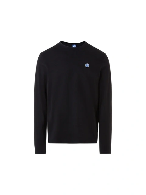 North Sails MUŠKA MAJICA LS T-SHIRT WITH LOGO 692902