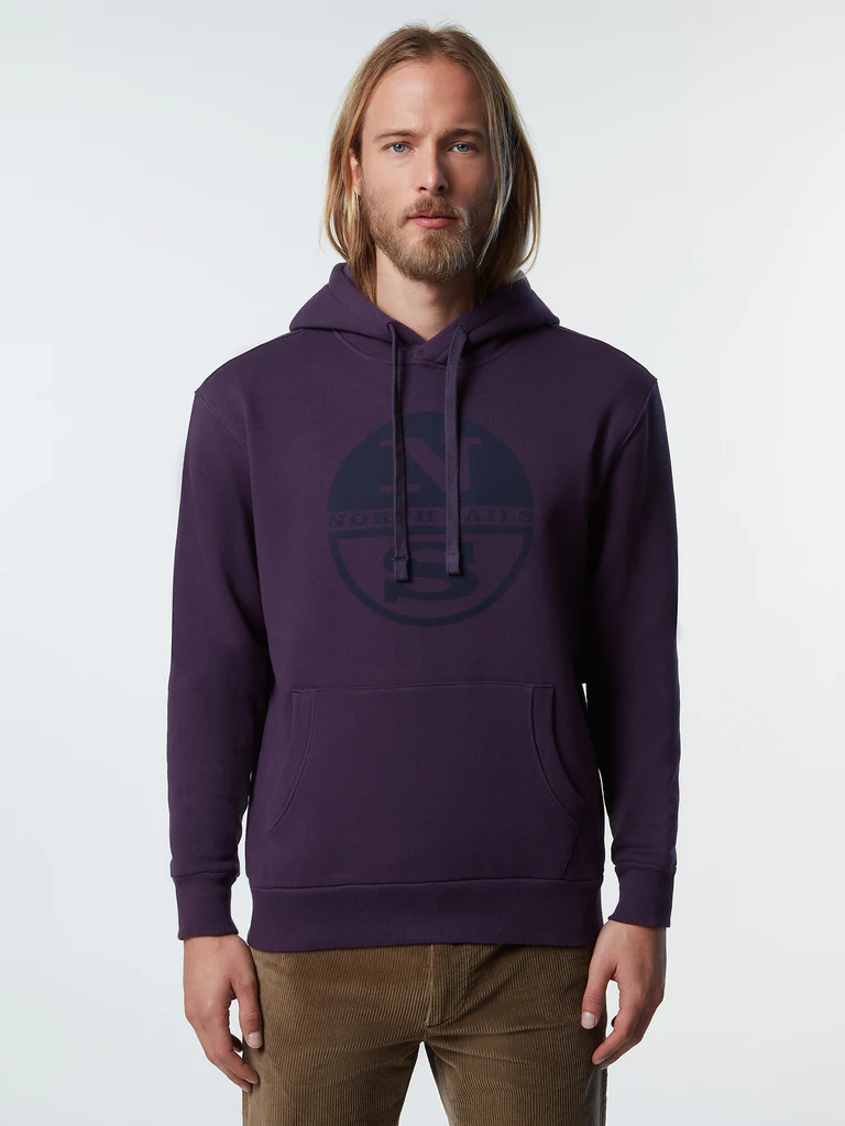 North Sails MUŠKI PULOVER HOODED WITH GRAPHIC 691161