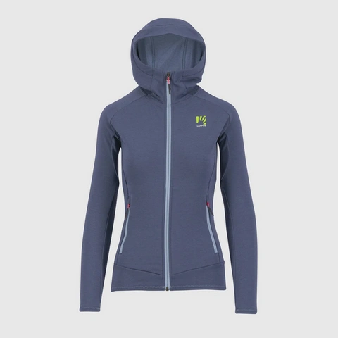Karpos WOMEN'S MEZZODI FLEECE HOODIE, flis jopa