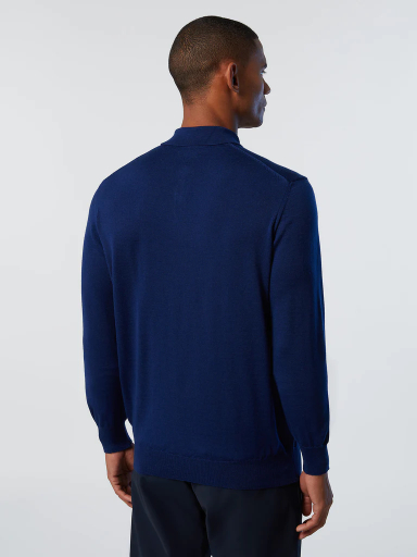 North Sails MUŠKI PULOVER POLO 12GG KNITWEAR 699893