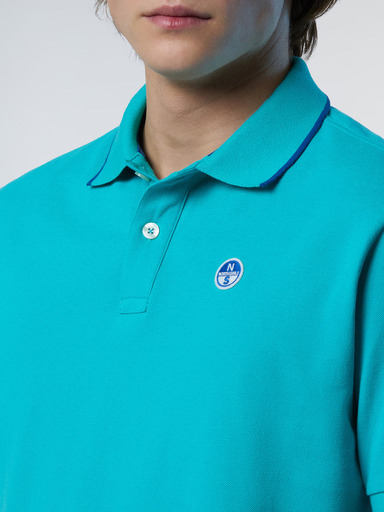 Nort Sails POLO MAJICA KRATKIH RUKAVA S KRAGNOM NA PRUGE U KONTRASTNOJ BOJI692452