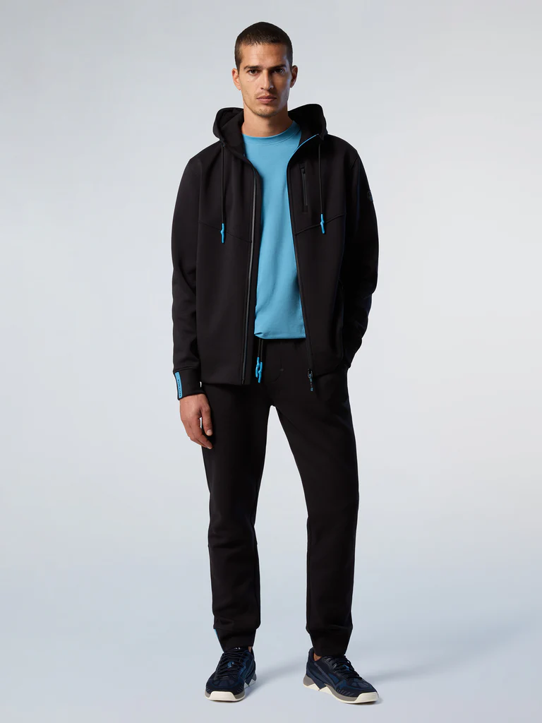 North Sails HOODED FULL ZIP SWEATSHIRT W/LOGO, muška jopa