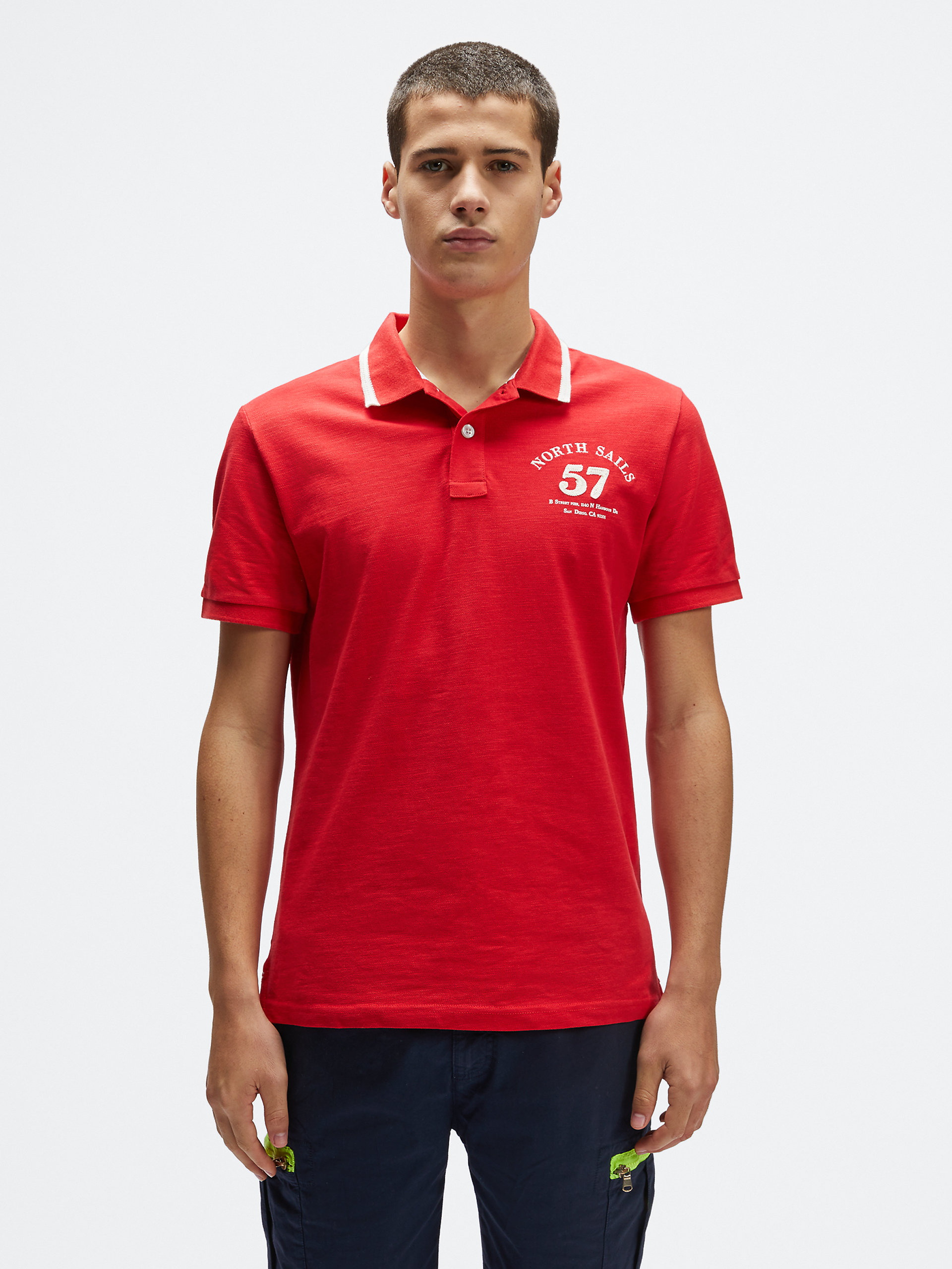 North Sails MUŠK. POLO MAJICA COTTON PIQUÉ 692333